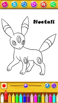 Learn to color Pokemo游戲截圖1
