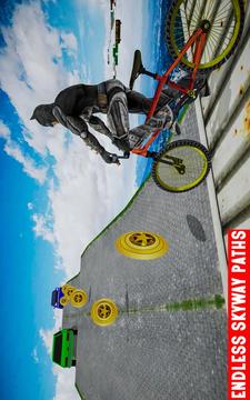 Superheroes Bike Parkour Stunts Master游戲截圖1