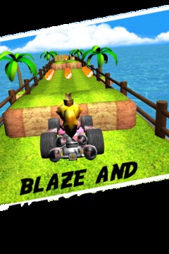 Blaze Monster machine free 3D Car Caring Rush游戲截圖5