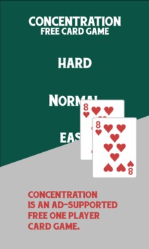 Concentration Free Card Game游戲截圖3