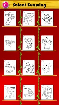 Learn to color Pokemo游戲截圖5