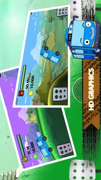 Tayo Little Bus Hill Climb Rush游戲截圖5