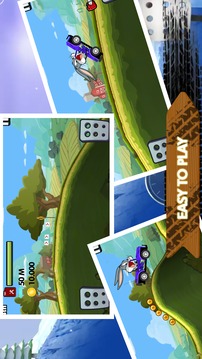 Bunny Bugs Looney Toons Hill Climb游戲截圖1
