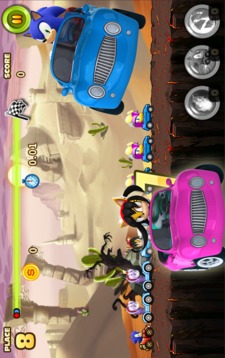 Super Sonic Kart Go Race: Free Car Racing Game游戲截圖2