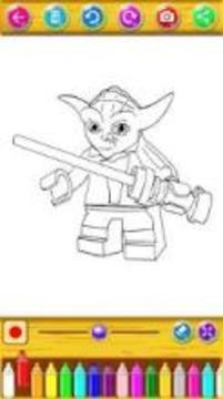 Coloring book for Lego of Ninjago游戲截圖2