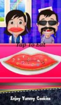 Cooking Lips & Mustache Cookies! Sweet Desserts游戲截圖1