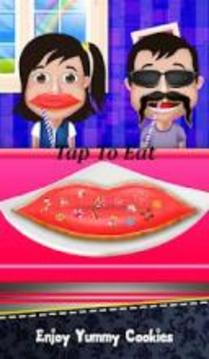 Cooking Lips & Mustache Cookies! Sweet Desserts游戏截图1