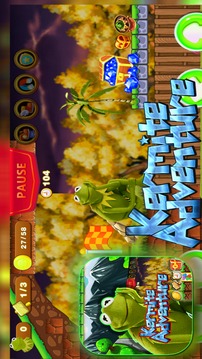 Super Kermit frog & peggy jungle game adventure游戲截圖4