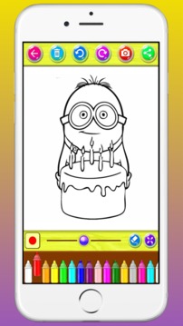 Coloring Books For Minions Character游戲截圖3