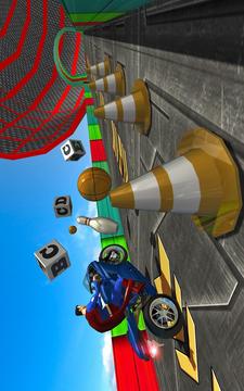 Super Heroes Downhill Stunts Racing游戲截圖1