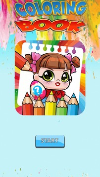 lol dolls surprise eggs and pets coloring book游戲截圖3
