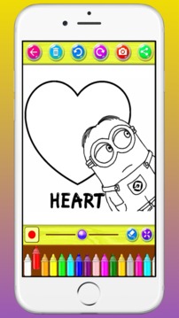 Coloring Books For Minions Character游戲截圖4