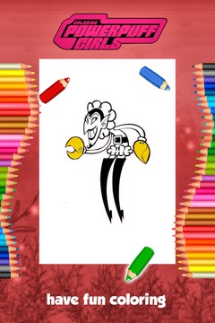Power Girls Coloring Game游戲截圖3