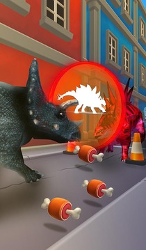 Dino Run: Transform Race Jurassic City Runner游戲截圖1