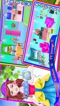 Princess Doll House Interior Decorating game游戲截圖3