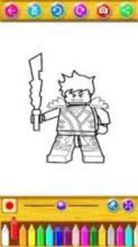 Coloring book for Lego of Ninjago游戲截圖1