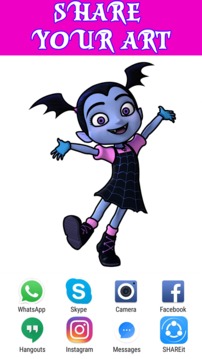 vampirina coloring ballerina vee game游戲截圖1