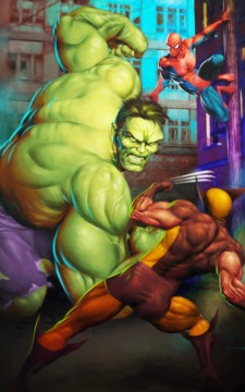 Marvel Avengers Run: Ironman, Spiderman, Batman游戲截圖1