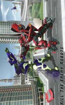 police robot helicopter transformation battle游戲截圖3