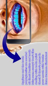 Teeth Germ Scanner Simulator App游戲截圖2