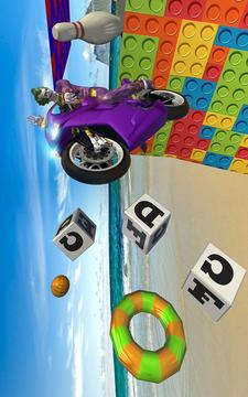 Super Heroes Downhill Stunts Racing游戲截圖2