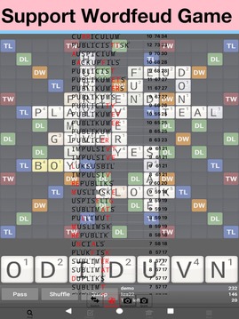 Dansk Friend Scrabble Wordfeud Solve Cheat Help游戲截圖5