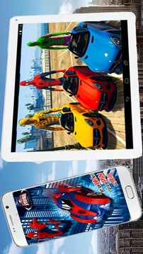 Spiderman Extreme car Driving : Marvel Avengers游戏截图5