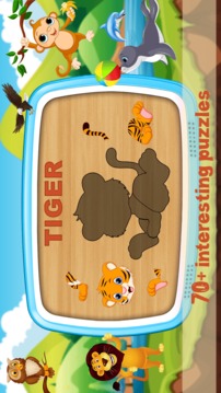 Animal Wood Puzzle游戲截圖1