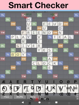 Dansk Friend Scrabble Wordfeud Solve Cheat Help游戲截圖4