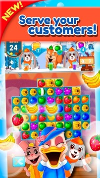 Juicy Fruits Jam Match 3: Fruits Matching Games游戲截圖2