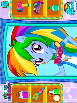 My Little Pony Hair Design - Free Games游戲截圖3