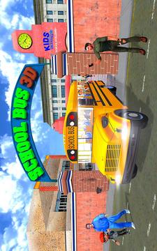 Modern High School Big Bus Driving Simulator游戲截圖4