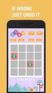 monster2048 plus-mix fantastic 2048 with monster游戏截图1