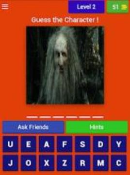 LOTR HOBBIT QUIZ游戲截圖4