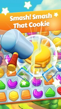 Cookie Smash Party - Cookie Bomb Star游戲截圖3