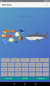 Shark Attack (Hangman)游戲截圖4