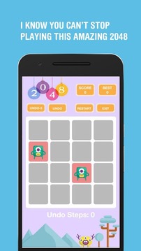 monster2048 plus-mix fantastic 2048 with monster游戏截图2