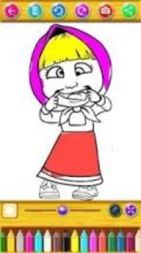 Coloring Pages for Masha and The Bear游戲截圖5