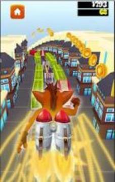 Bandicoot Run Adventure Rail游戲截圖1