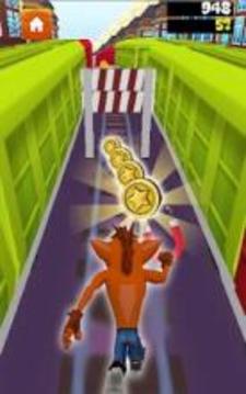 Bandicoot Run Adventure Rail游戲截圖2