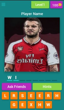 Arsenal Player Quiz游戲截圖5