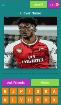 Arsenal Player Quiz游戲截圖2