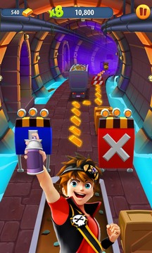 Subway zak Storm Rush Pirate dash游戲截圖1