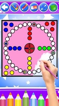 Coloring Book: Ludo Coloring Game游戲截圖5
