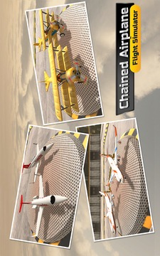 Chained Airplane Games - Flight Simulator Games 3D游戲截圖4