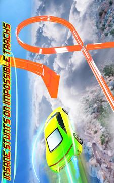 Speed Car Racing Stunt Mega Ramp Impossible Tracks游戲截圖5