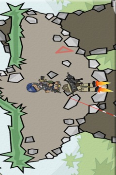 New Dodle Army 3 Mini Militia Hint游戲截圖3