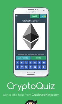 CryptoQuiz - Guess the name by its logo游戲截圖2