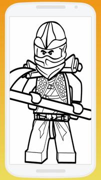 LEGO Ninjago Coloring Pages游戲截圖2