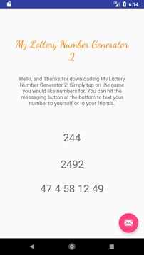 My Lottery Number Generator 2游戲截圖2